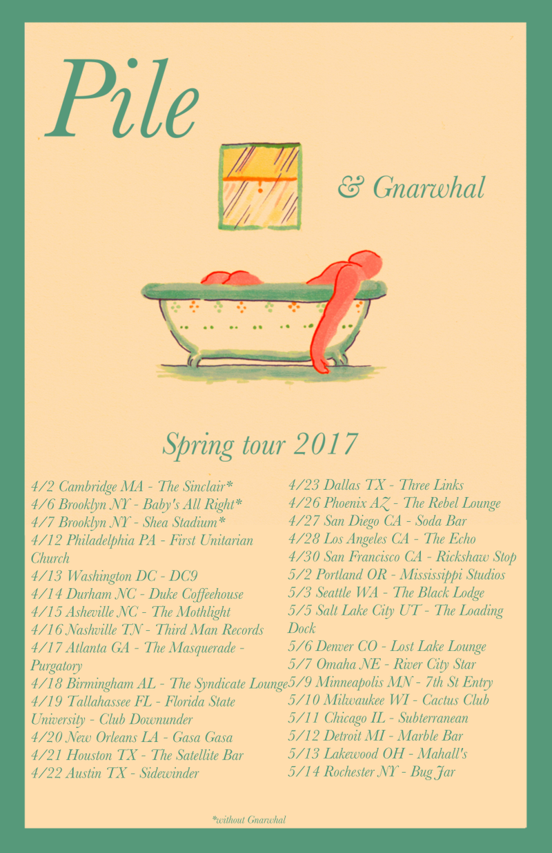 Illustration for article titled Pile announces tour in support of its new album, A Hairshirt Of Purpose